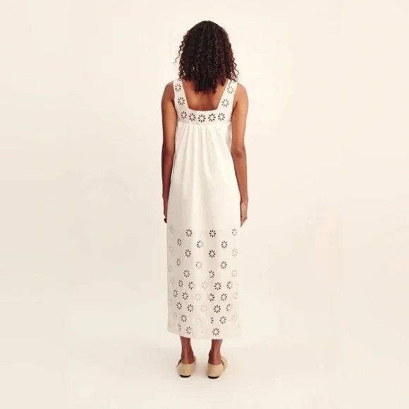 Posse Riviera Cecilia Cotton embroidered Maxi Dress - Picture 8 of 16